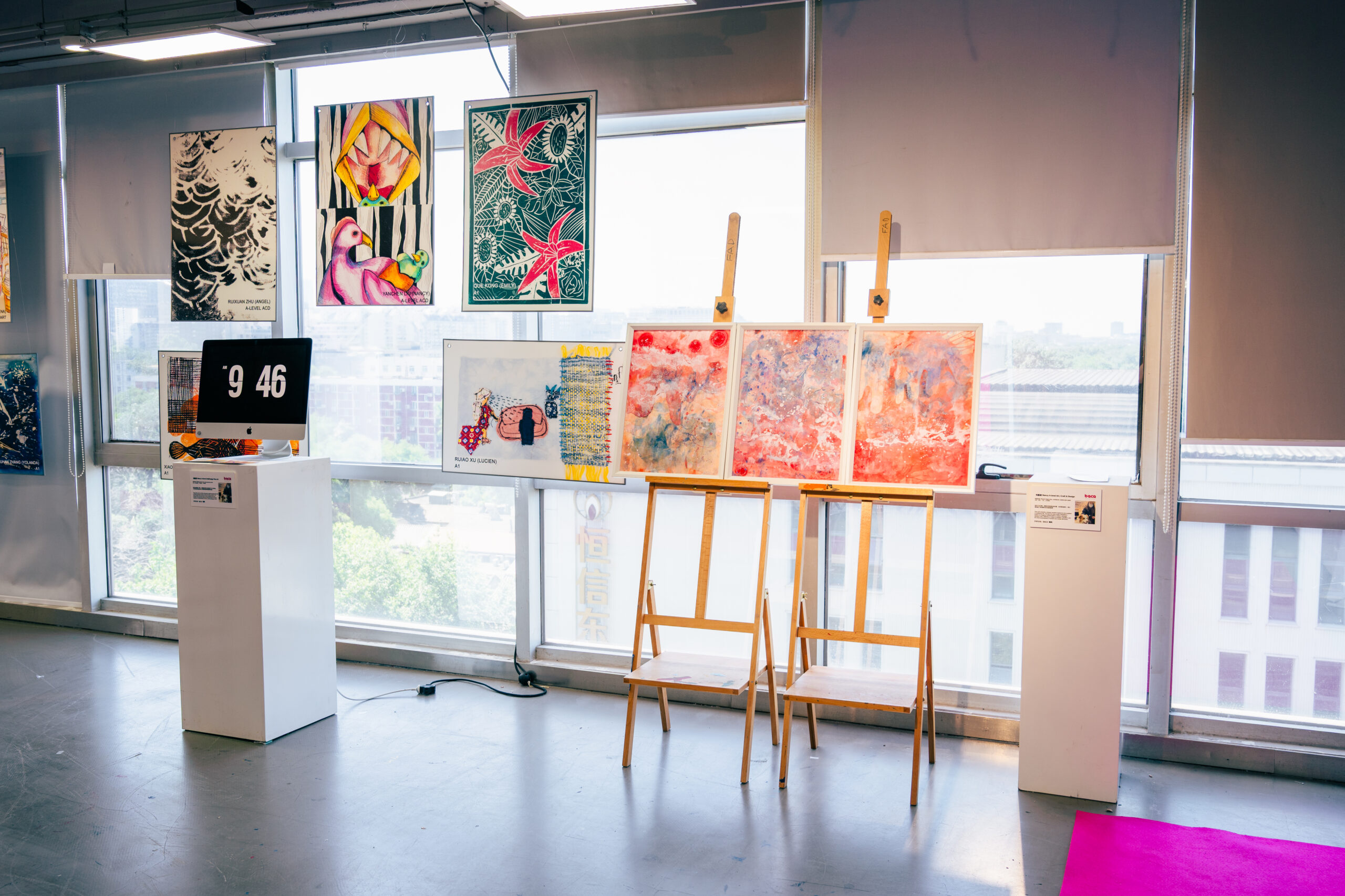 学生艺术画作展示