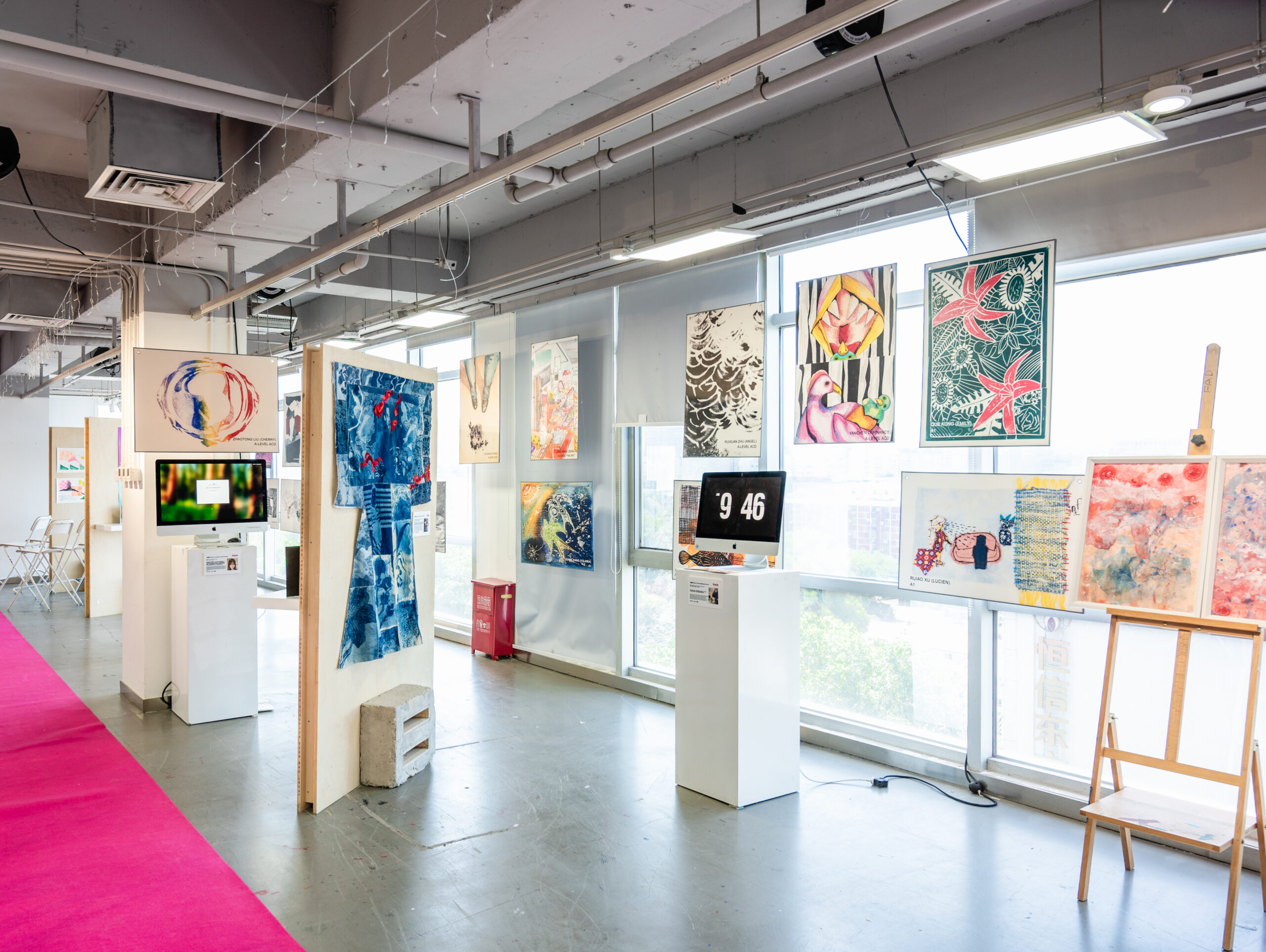 艺术展览空间，作品陈列